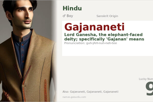 Gajananeti Meaning — Sanskrit Origin, Boy Name & Hindu Details (2025)