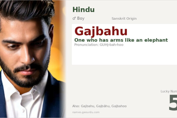 Gajbahu Meaning — Sanskrit Origin, Boy Name & Details (2025)