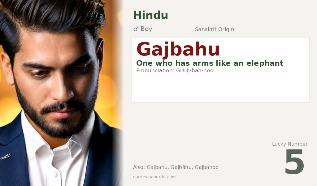 Gajbahu Name Meaning and Details