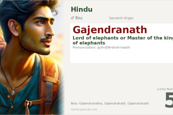 Gajendranath Meaning — Sanskrit Origin, Boy Name & Details (2025)
