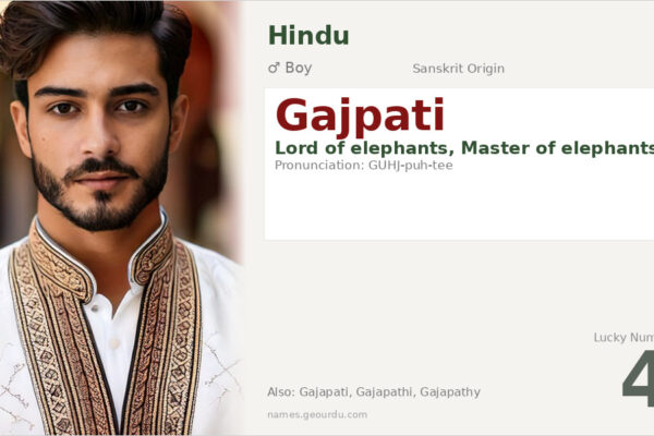 Gajpati Name Meaning — Sanskrit Origin, Boy Name & Details (2025)