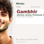 Gambhir Name Meaning and Details
