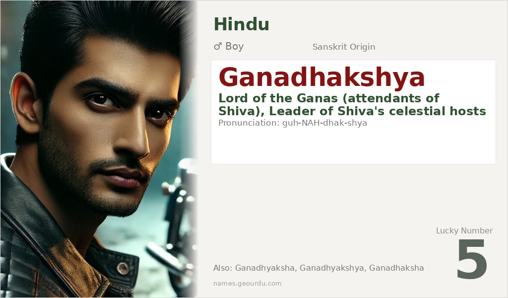 Ganadhakshya Name Meaning and Details