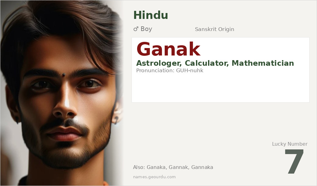 Ganak Name Meaning and Details