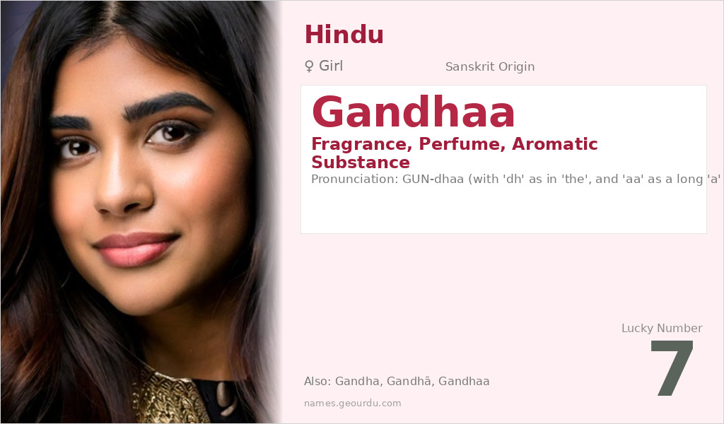 Gandhaa Name Meaning and Details