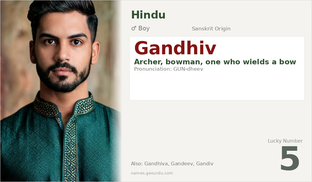 Gandhiv Name Meaning and Details
