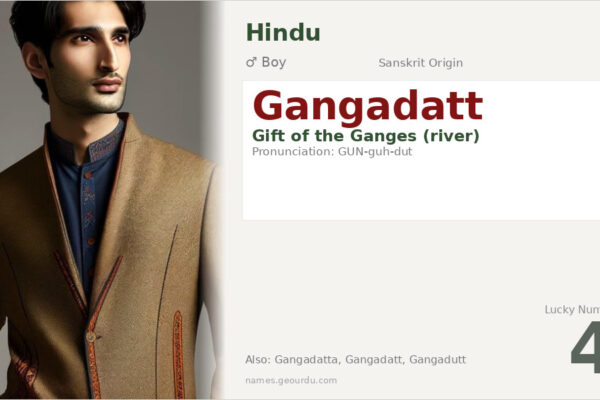 Gangadatt Meaning — Sanskrit Origin, Hindu Boy Name & Details (2025)