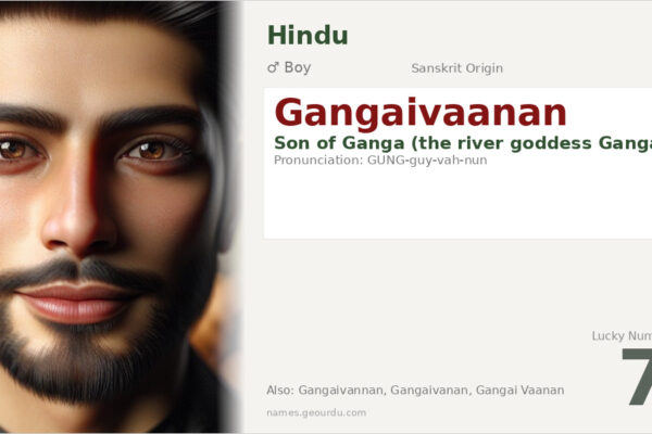 Gangaivaanan Meaning — Sanskrit Origin, Boy Name & Details (2025)