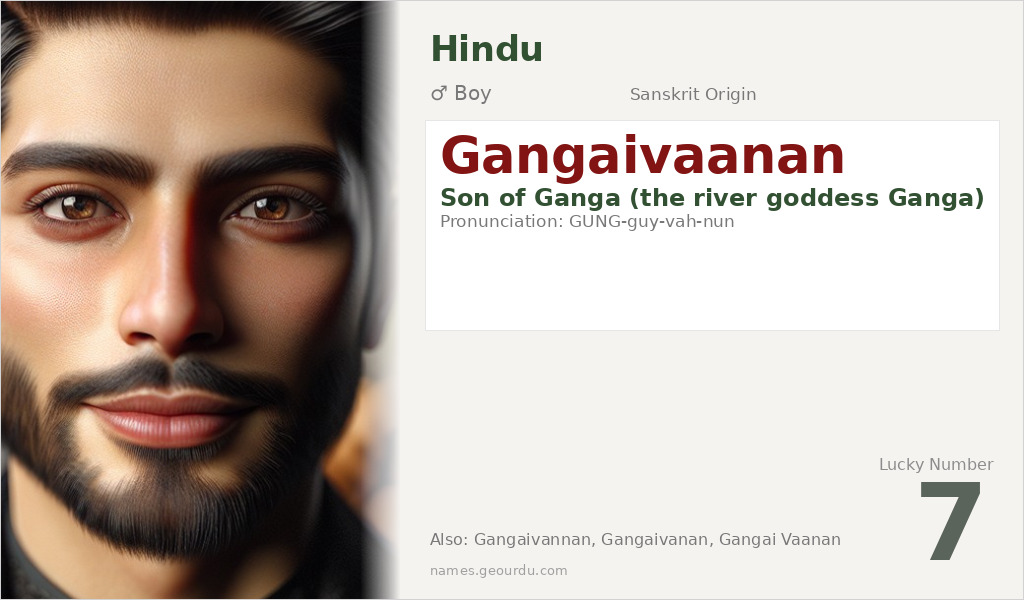 Gangaivaanan Name Meaning and Details