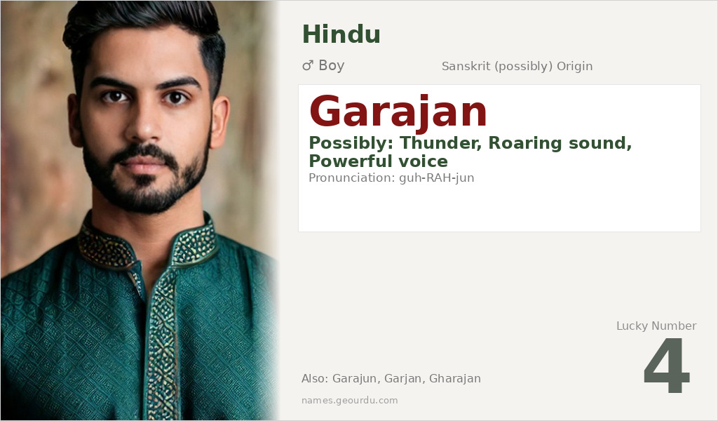 Garajan Name Meaning and Details