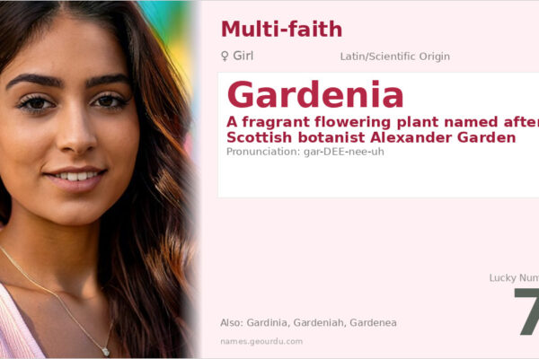 Gardenia Name Meaning — Origin, Gender & Details (2025)
