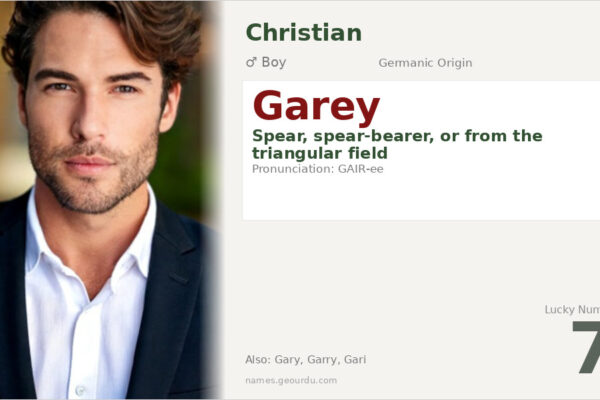 Garey Name Meaning — Origin, Gender & Details (2025)