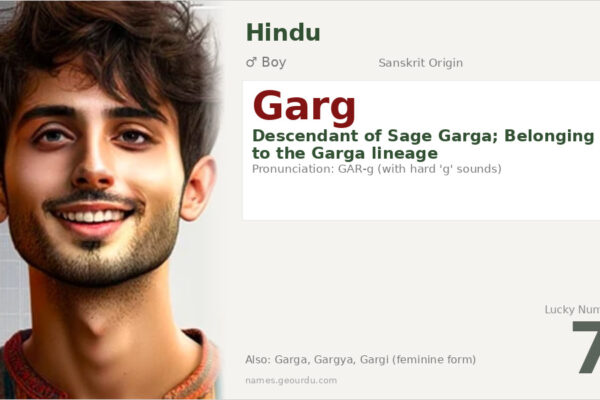 Garg Name Meaning — Sanskrit Origin, Hindu Boy Name & Lineage Details (2025)