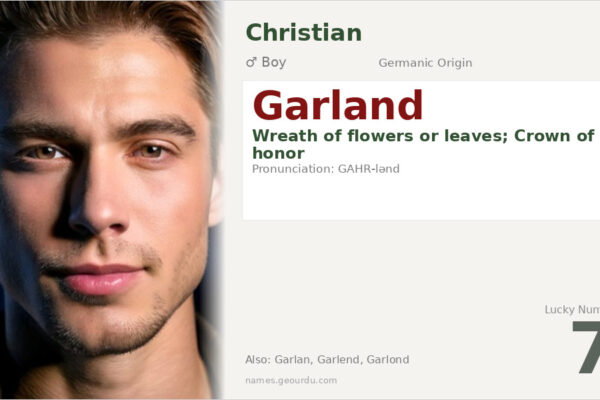 Garland Name Meaning — Origin, Gender & Details (2025)