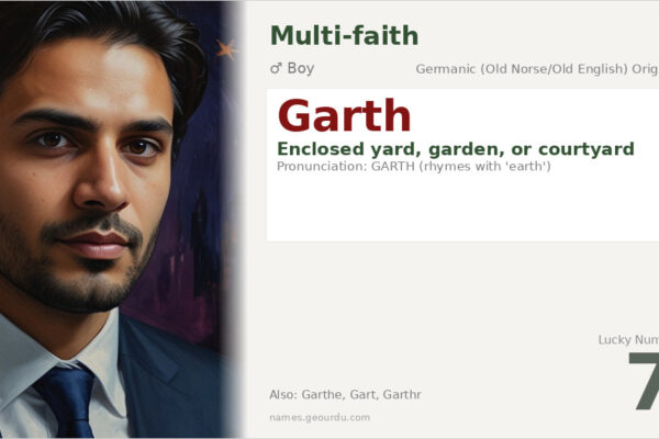 Garth Name Meaning — Norse Origin, Boy Name & History (2025)
