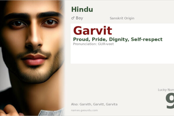 Garvit Name Meaning — Sanskrit Origin, Boy Hindu Name & Details (2025)