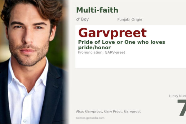 Garvpreet Name Meaning — Punjabi Origin, Boy Name & Details (2025)