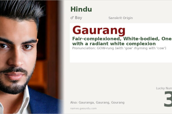 Gaurang Name Meaning — Sanskrit Origin, Hindu Boy Name & Details (2025)