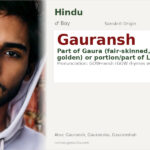 Gauransh Name Meaning and Details