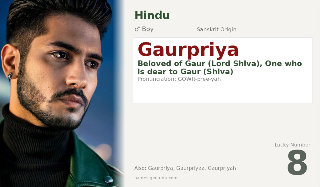 Gaurpriya Name Meaning and Details