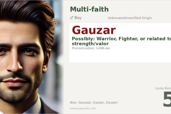 Gauzar Name Meaning — Origin, Gender & Details (2025)