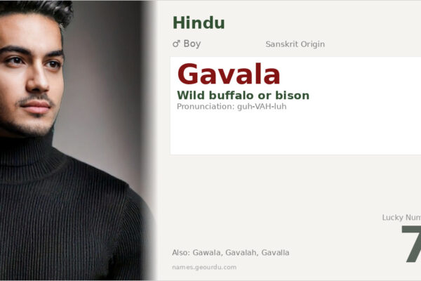 Gavala Name Meaning — Sanskrit Origin, Boy Name & Details (2025)