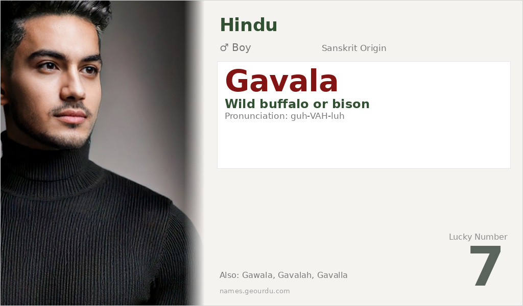 Gavala Name Meaning and Details
