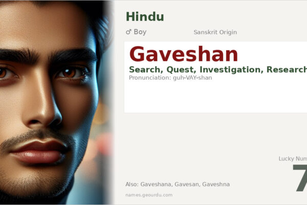 Gaveshan Name Meaning — Sanskrit Origin, Boy Hindu Name & Details (2025)