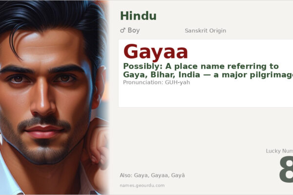 Gayaa Name Meaning — Origin, Gender & Details (2025)