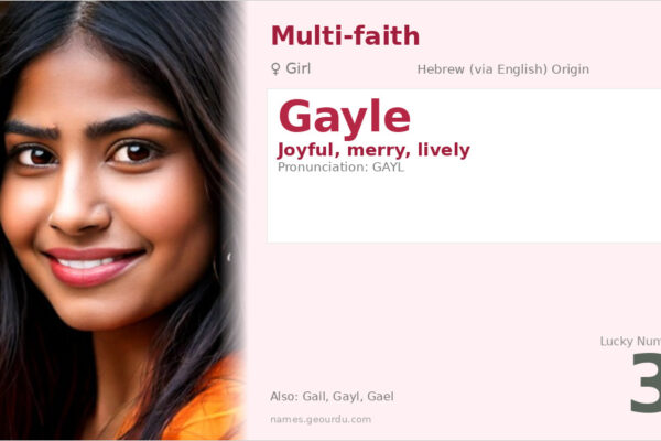 Gayle Name Meaning — Origin, Gender & Details (2025)