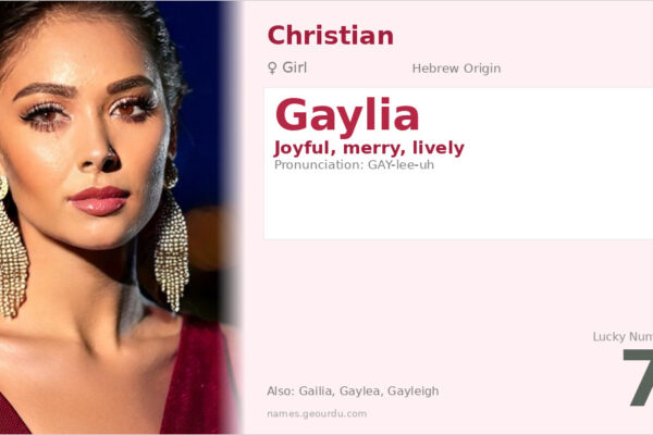 Gaylia Name Meaning — Hebrew Origin, Girl Name & Details (2025)