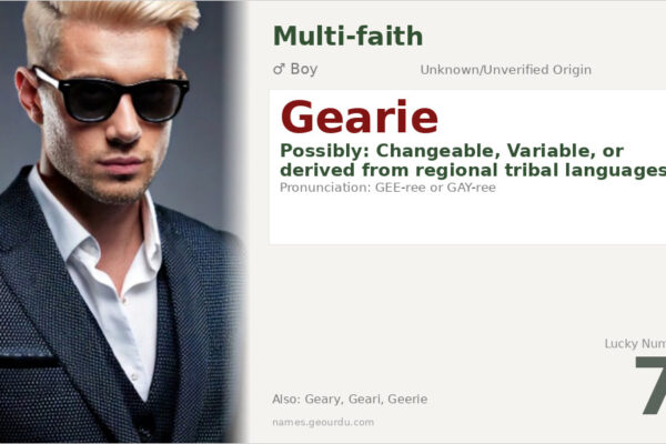 Gearie Name Meaning — Origin, Gender & Details (2025)