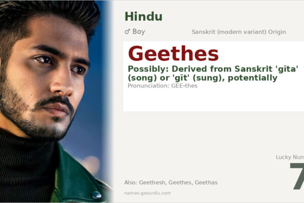 Geethes Name Meaning — Origin, Gender & Details (2025)