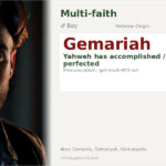 Gemariah Name Meaning and Details
