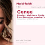 Genee Name Meaning and Details
