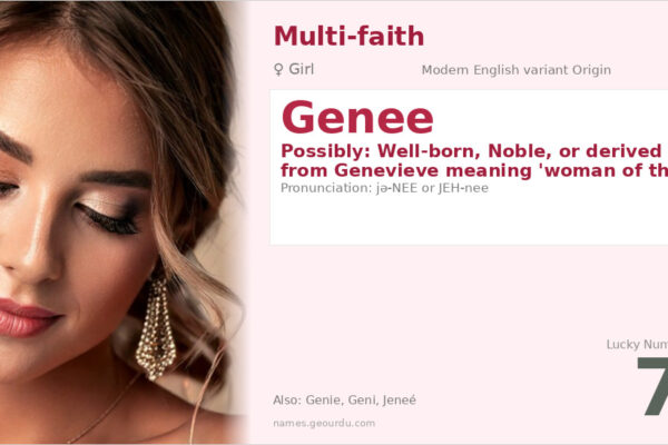 Genee Name Meaning — Origin, Gender & Details (2025)