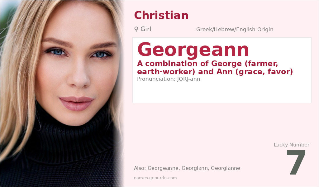 Georgeann Name Meaning and Details