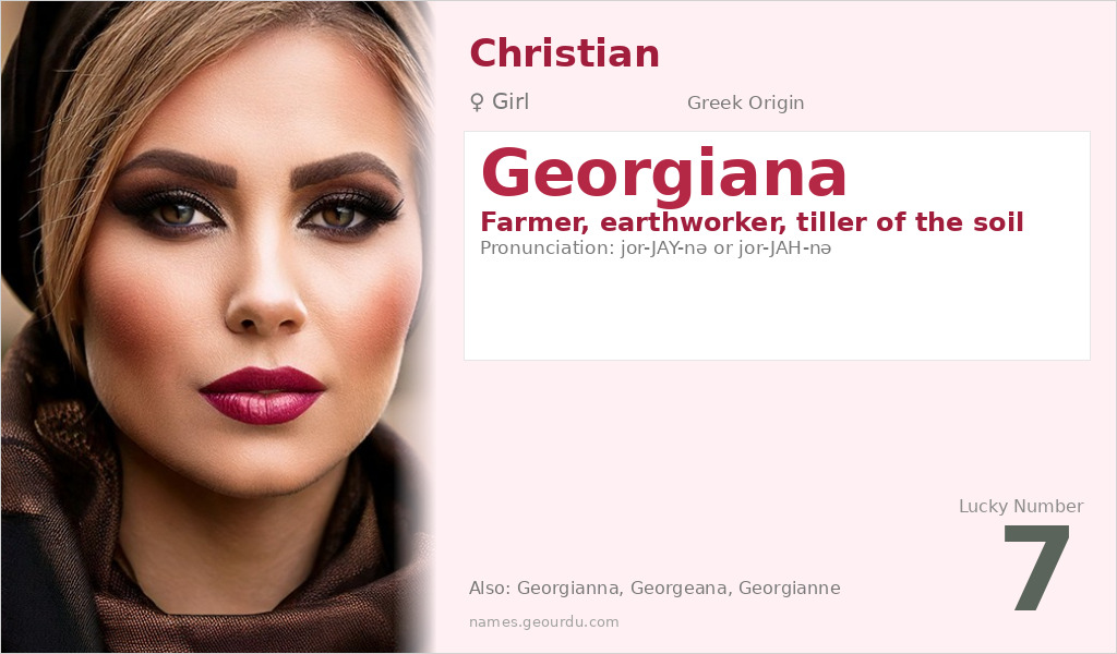 Georgiana Name Meaning and Details