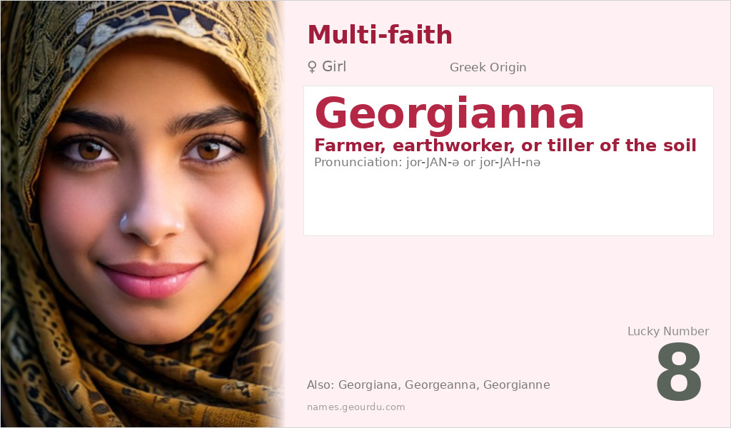 Georgianna Name Meaning and Details