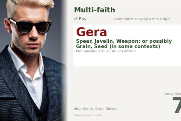 Gera Name Meaning — Origin, Gender & Details (2025)