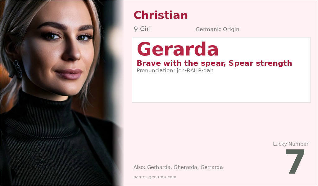 Gerarda Name Meaning and Details