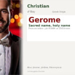 Gerome Name Meaning and Details