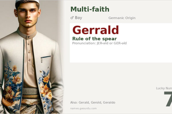 Gerrald Name Meaning — Germanic Origin, Boy Name & History (2025)