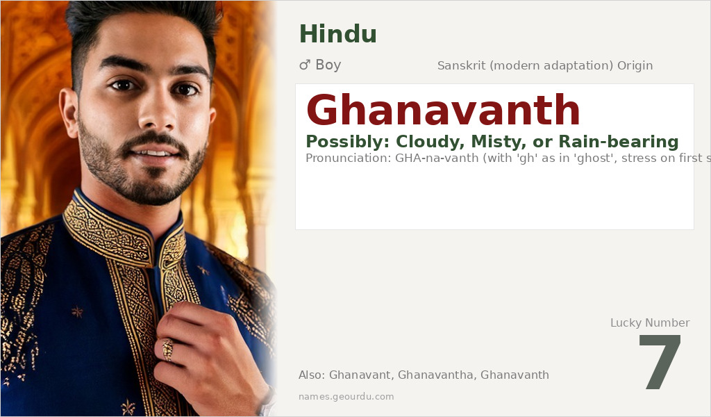 Ghanavanth Name Meaning and Details