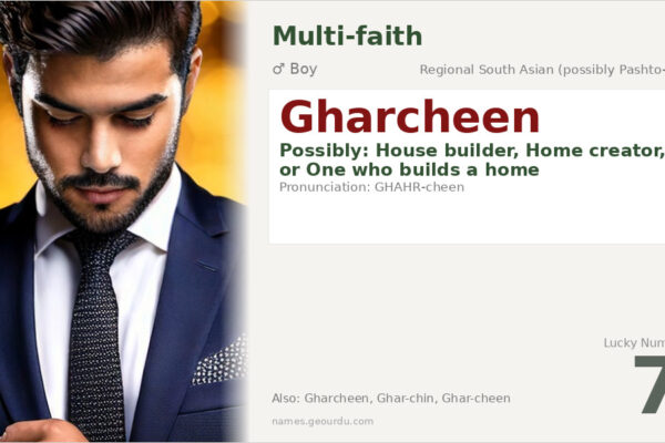 Gharcheen Name Meaning — Origin, Gender & Details (2025)