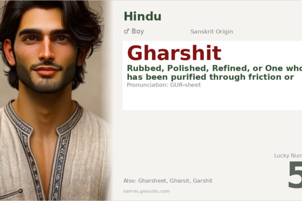 Gharshit Name Meaning — Sanskrit Origin, Boy Name & Details (2025)