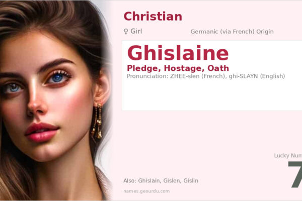 Ghislaine Name Meaning — Origin, Gender & Details (2025)