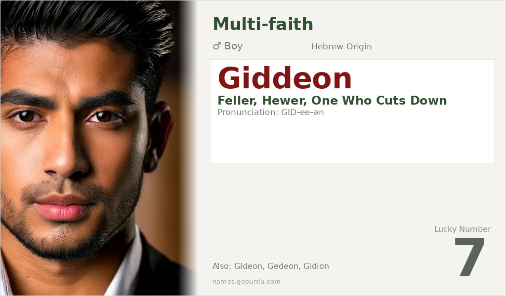 Giddeon Name Meaning and Details