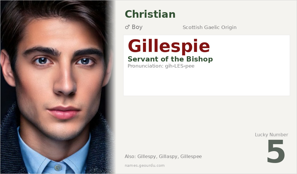 Gillespie Name Meaning and Details