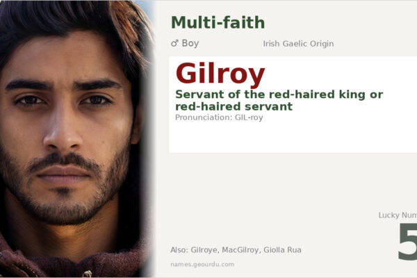 Gilroy Name Meaning — Irish Origin, Boy Name & History (2025)
